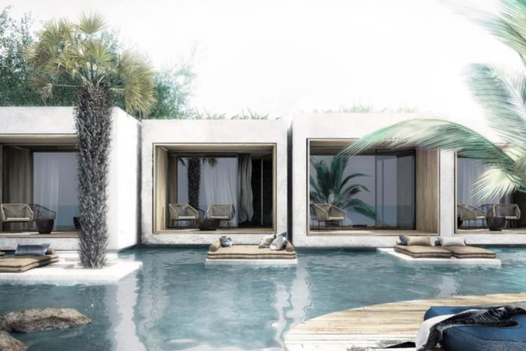 Swim up suite rooms
